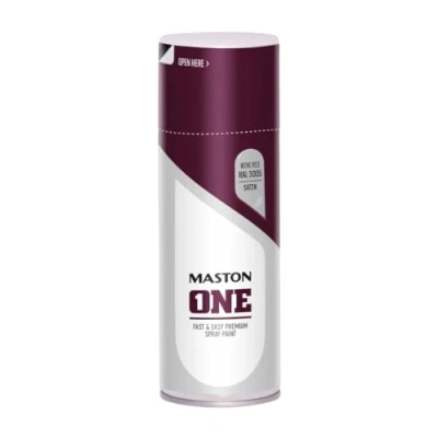 Image of Maston Spray Paint ONE Satin Wine Red RAL3005 400ml