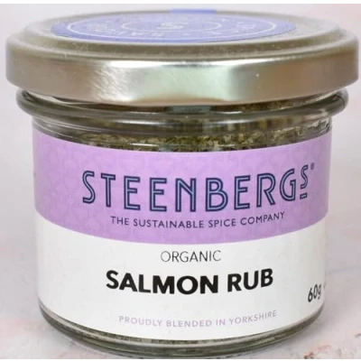 Image of Steenbergs Organic Salmon Rub Fish Seasoning Standard 67g