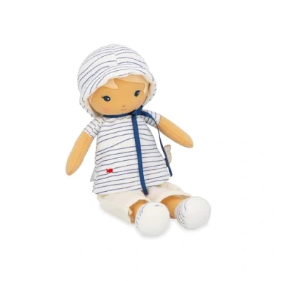 Image of Kaloo Tendresse Eli My 1st Fabric Doll 32 cm Rag Striped Tee Pretty Gift Box Customisable Ribbon 0 Months +, K200013