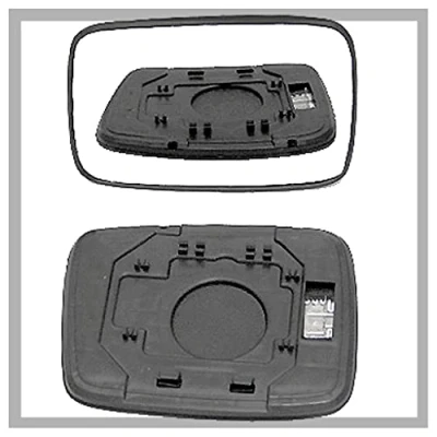 Image of Fits Nissan X Trail, For 2001 to 2006 Heated Base Convex Wing Mirror LEFT HAND (UK Passenger Side)