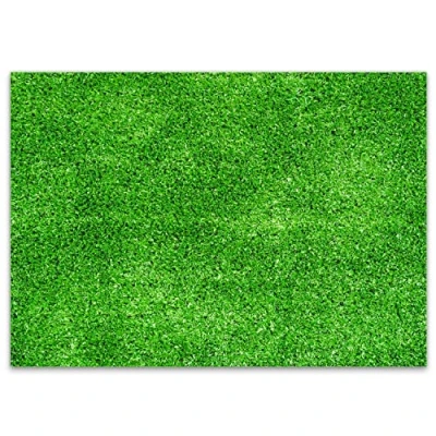 Image of 100 Table Mats in Lawn Look, DIN A3 Square, Paper Place Green, Football Fan Items, Natural Meadow, Disposable Mat I dv_331