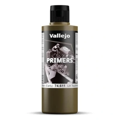 Image of Vallejo Model Color 200 ml Polyurethane Primer IJA Tsuchi Kusa
