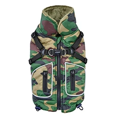 Image of Puppia Pioneer Pet Coat, X Large, Camo