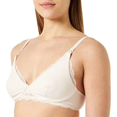 Image of Triumph Women&#039;s Natural Spotlight Maternity Bra, Fresh Powder, 34D