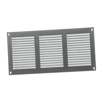 Image of 300x150mm / 12x6&quot; inch Galvanised Metal Air Vent Grille Cover with Insect Mesh Ventilation