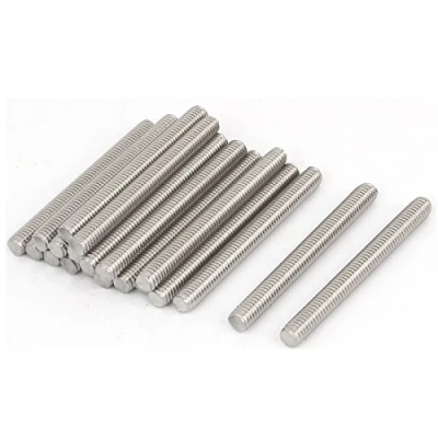 Image of Sourcingmap M6 x 60mm 304 Stainless Steel Male Threaded Rod Bar Studs Fasteners 20 Pcs