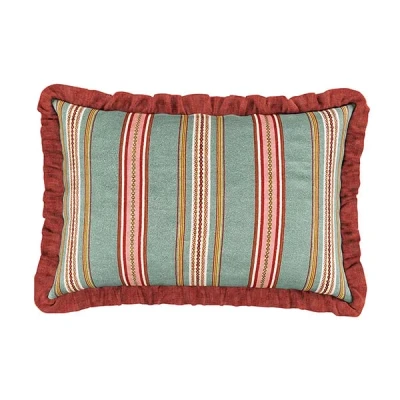Image of Sanderson Enys Garden Cushion 60cm x 40cm Blush &amp; Jade