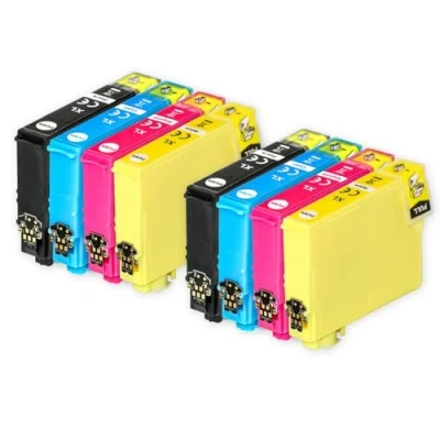 Image of Go Inks 2 Set of 4 Ink Cartridges to replace Epson T1816 (18XL Series) Compatible/non OEM for Expression Home Printers (8 Inks)