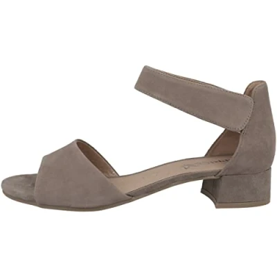 Image of CAPRICE Women&#039;s 9 28212 42 Heeled Sandal, Mud Suede, 4.5 UK