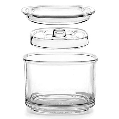 Image of TAMUME 850ml Multi Purpose Mason Jar Glass Pickle with Lid Sauerkraut for Daily Favor Canning Wide Mouth