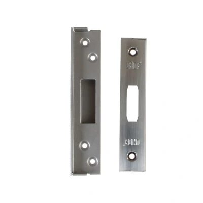 Image of Union Locks Strongbolt 2100 Mortice Deadlock Rebate Kit 13mm Satin Chrome (Boxed)