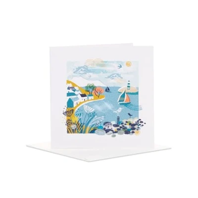 Image of UK Greetings Greeting Card for Him/Her/Friend Seaside Design From The Camden Collection