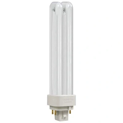 Image of Crompton 18W CFL G24q 2 4 Pin Opal DE Type Bulb Warm White