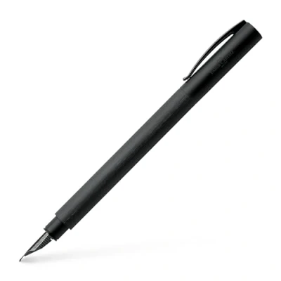 Image of Faber Castell Ambition All Black 147150 Fountain Pen Nib Width M