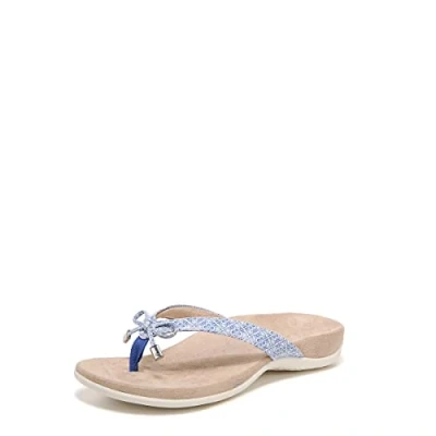 Image of Vionic Women&#039;s Bella Flip Flop, White Tile Patent, 3 UK