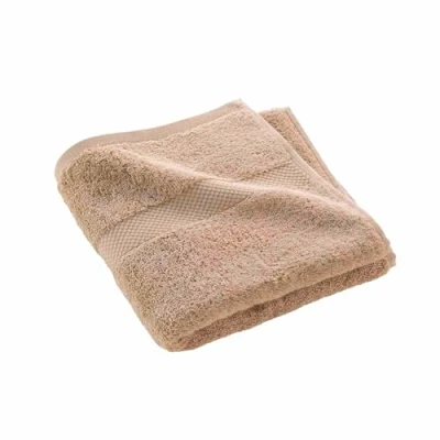 Image of Douceur d&#039;Intérieur, Elegance Hazelnut Hand Towel (50 x 90 cm) 100% Cotton Plain