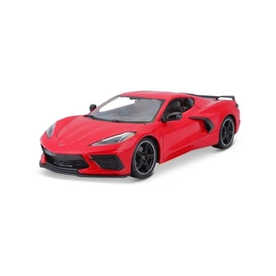 Image of Maisto M31447 Chevrolet Corvette Stingray (2020) Super Car 1:18 Scale, Red
