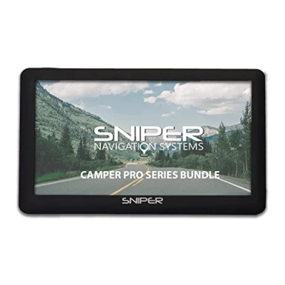 Image of Sniper Camper Sat Nav Pro Series Bundle with latest UK and Europe Maps, 7″ for Caravan motorhome (SN 702C)