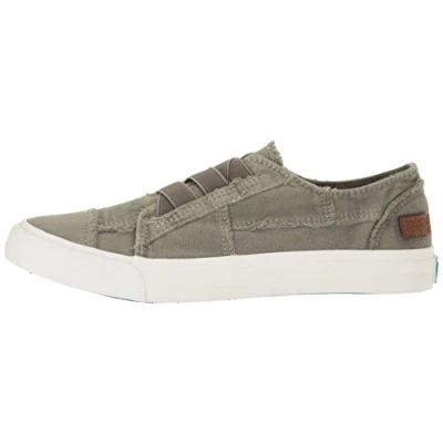 Image of Blowfish Malibu Women&#039;s Contemporary Fashion Sneaker, Steel Grey Color Washed Canvas, 8 UK
