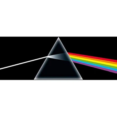 Image of Pink Floyd Dark Side Of The Moon Black Textile Flag 105x66cm