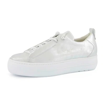 Image of Paul Green Women&#039;s Low Top Trainers, Silver 05x, 7 UK