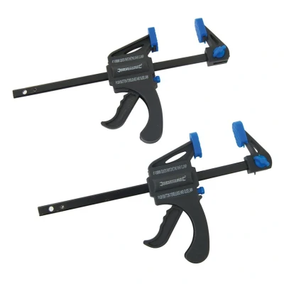 Image of Silverline Mini Clamps 2pk 100mm