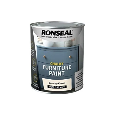 Image of Ronseal Chalky Paint 750ML Country Cream
