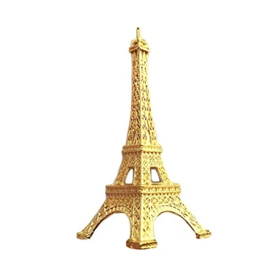 Image of Paris France 3D Eiffel Tower Refrigerator Magnet Tourist Travel Souvenirs Handmade Metal Magnetic Stickers Home Kitchen Decoration Fridge Collection Gift