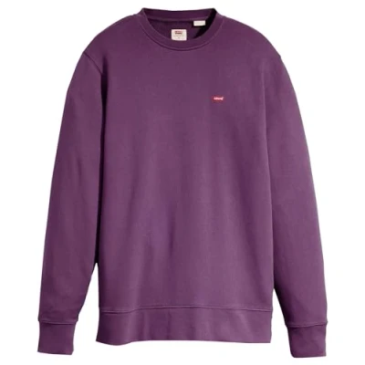 Image of Levi&#039;s Men&#039;s Crew Sweatshirt Single Dye Navy Cosmos XS