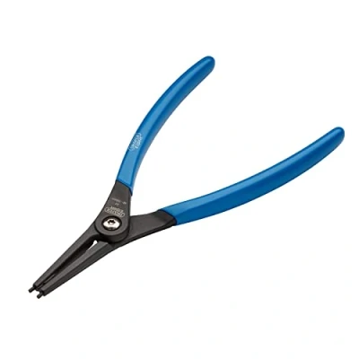 Image of Draper Expert Straight Tip External Circlip Pliers, A3, 225mm