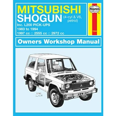 Image of Mitsubishi Shogun &amp; L200 Pick Ups Petrol (83 94) Haynes Manual (Paperback)