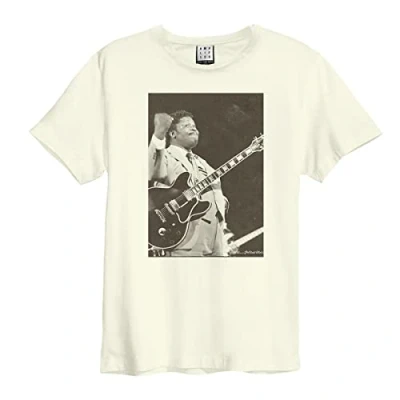 Image of Amplified Unisex Adult Joe Wise B.B. King T Shirt (L) (Vintage White)