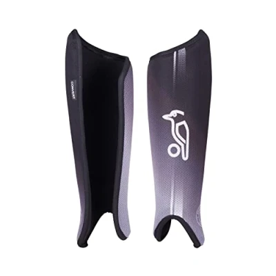 Image of Carta Sport 6B2213 Shin Guard Football 2022 Kookaburra Hockey SHINPAD Convert Black Size Large, L
