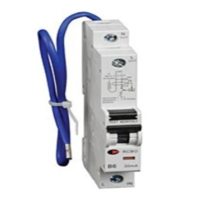 Image of Lewden 32A Single Pole 1 Module B Curve 6kA 30mA Type A RCBO