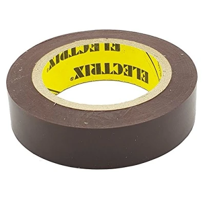 Image of Brown Electrical Waterproof Insulation Insulating Tape 15mm x 10m