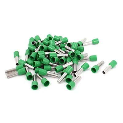 Image of sourcing map 80 Pcs 6mm2 Crimp Wire End Terminal Bootlace Ferrule Connector Green