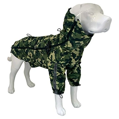 Image of Croci Hiking Raincoat For Dogs, Portable, Go Camouflage, Size 45 Cm 260 g