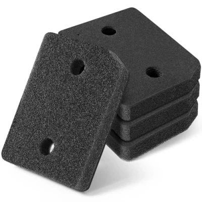 Image of Inwee 4xDryer Filter Compatible with Miele T1 9164761 Heat Pump Tumble Dryers, Dryer Sponge Replacement 207 x 157 30 mm,Foam Lint for and Condenser