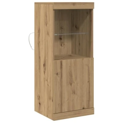 Image of vidaXL Artisan Oak Buffet Sideboard Modern Storage Solution, Engineered Wood, Brown, Dining/Living Room