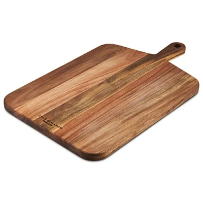 Image of Barkway Acacia Wooden Chopping Board with Handle Large