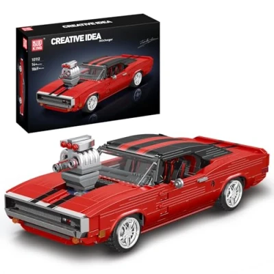 Image of Mould King 10112 MOC Technology Sports Racing Car Kit,1869+ Clamping Blocks Kit Adult Collector Build and Display Classic