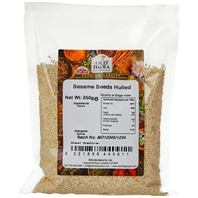 Image of Old India Sesame Seeds Hulled 250g