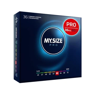 Image of MY.SIZE PRO Condom Size 5, 60 mm, XL, 36 Condoms Perfect fit and a Suitable for Everybody