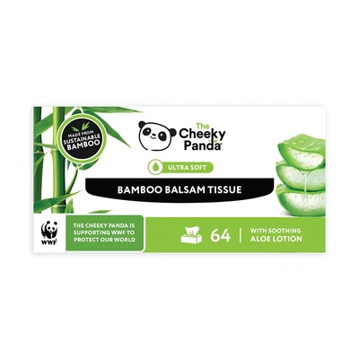 Image of The Cheeky Panda Bamboo Balsam Tissues 64s