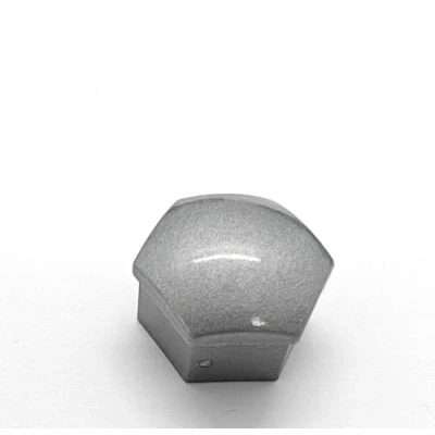 Image of Partsdealers Wheel Nut Covers Durable Bolt Caps (1, Glossy Alloy Grey, 19mm HEX)