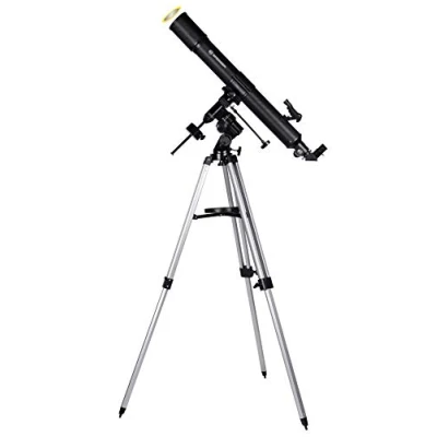 Image of Bresser Refractor Telescope Quasar 80/900 EQ with mount and tripod