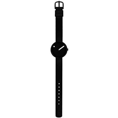 Image of Picto Ladies Watch 30mm Black Stainless Steel Case with Dial and Silicone Strap 43360 0112B