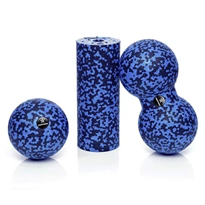 Image of BODYMATE Mini Fascial Massage Set Roller L15xD6cm, Ball D8cm and Duo