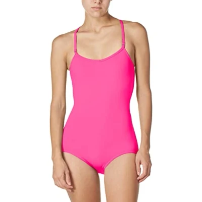Image of Capezio Women&#039;s Camisole Leotard with Adjustable Straps, Hot Pink, S