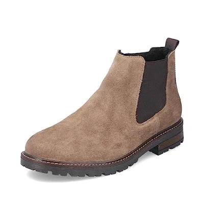 Image of Rieker Men&#039;s 32051 Chelsea Boot, Beige, 10.5 UK